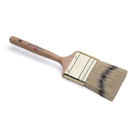 Gordon Brush 1" Chisel Edge Hog Hair Bristle, Paint Brush, Wood Handle, 12 PK R10011